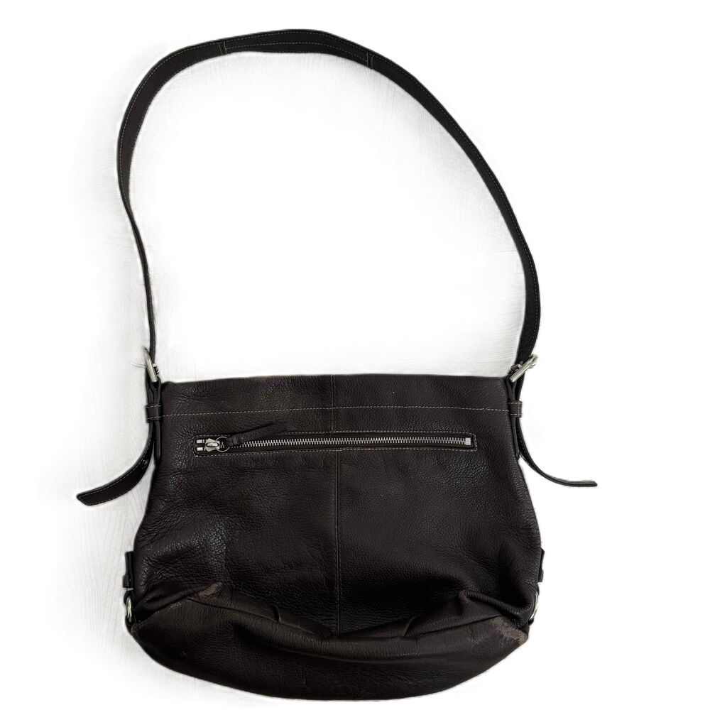 Coach 1941 Leather Crossbody Bag Black Leather Shoulder Handbag Adjustable Strap - Picture 7 of 16